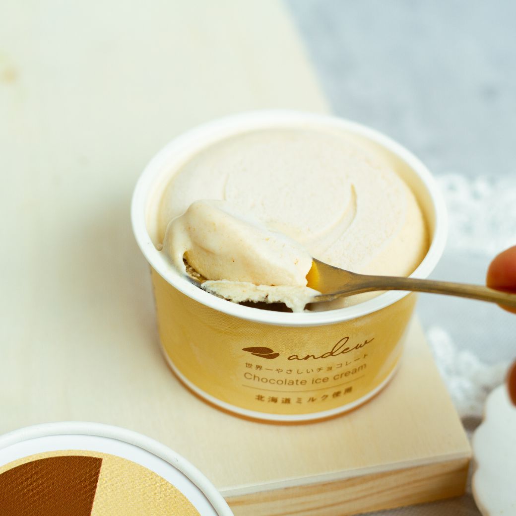 プレミアムチョコレートアイス │ andew 世界一やさしいチョコレート
